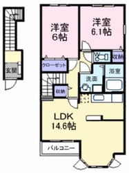 アルカンシエルⅡの物件間取画像